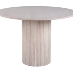Bianca Spisebord 110 cm Rundt Beige -