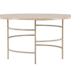 Copenhagen Spisebord 140 cm Rundt - Hvidvasket
