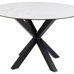 Ganesh Spisebord 119 cm Rundt - Hvid