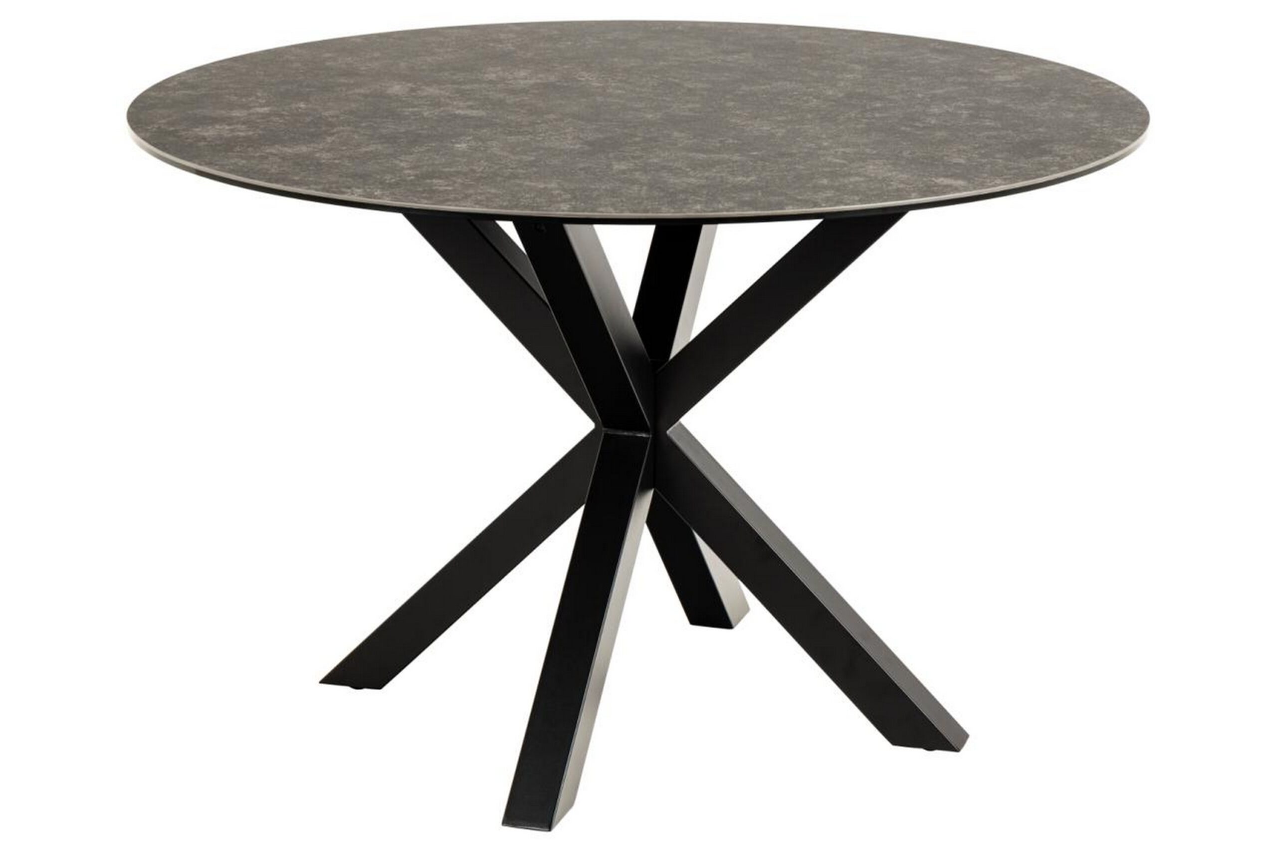 Ganesh Spisebord 119 cm Rundt - Sort