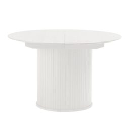 Gethin Spisebord 120 cm Rundt - Hvid