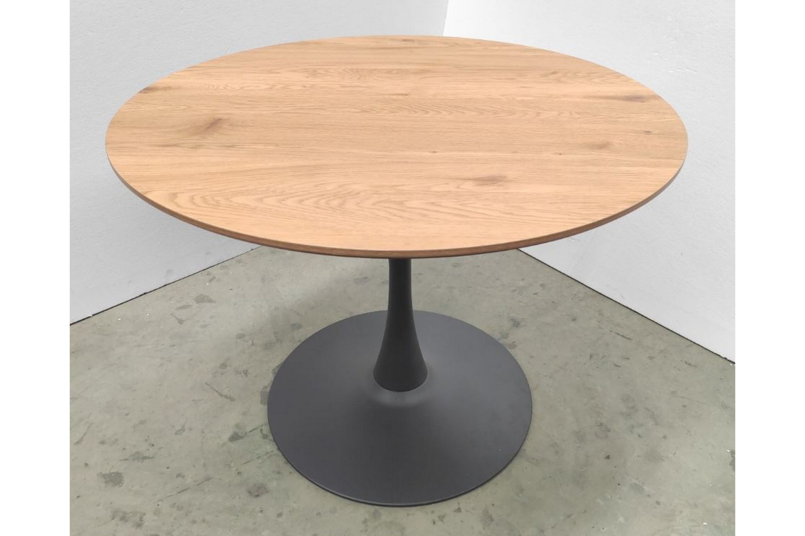 Gibran Spisebord 100 cm Rundt - Sort/Beige