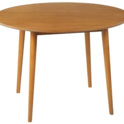 Kindersley Spisebord 110 cm Rund - Lysebrun