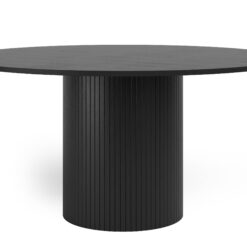 Kopparbo Rundt Spisebord 150 cm - Sort træ