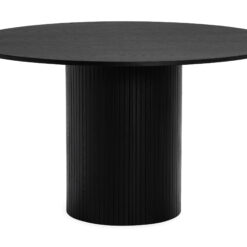 Kopparbo Rundt Spisebord i Træ 130 cm - Sort træ