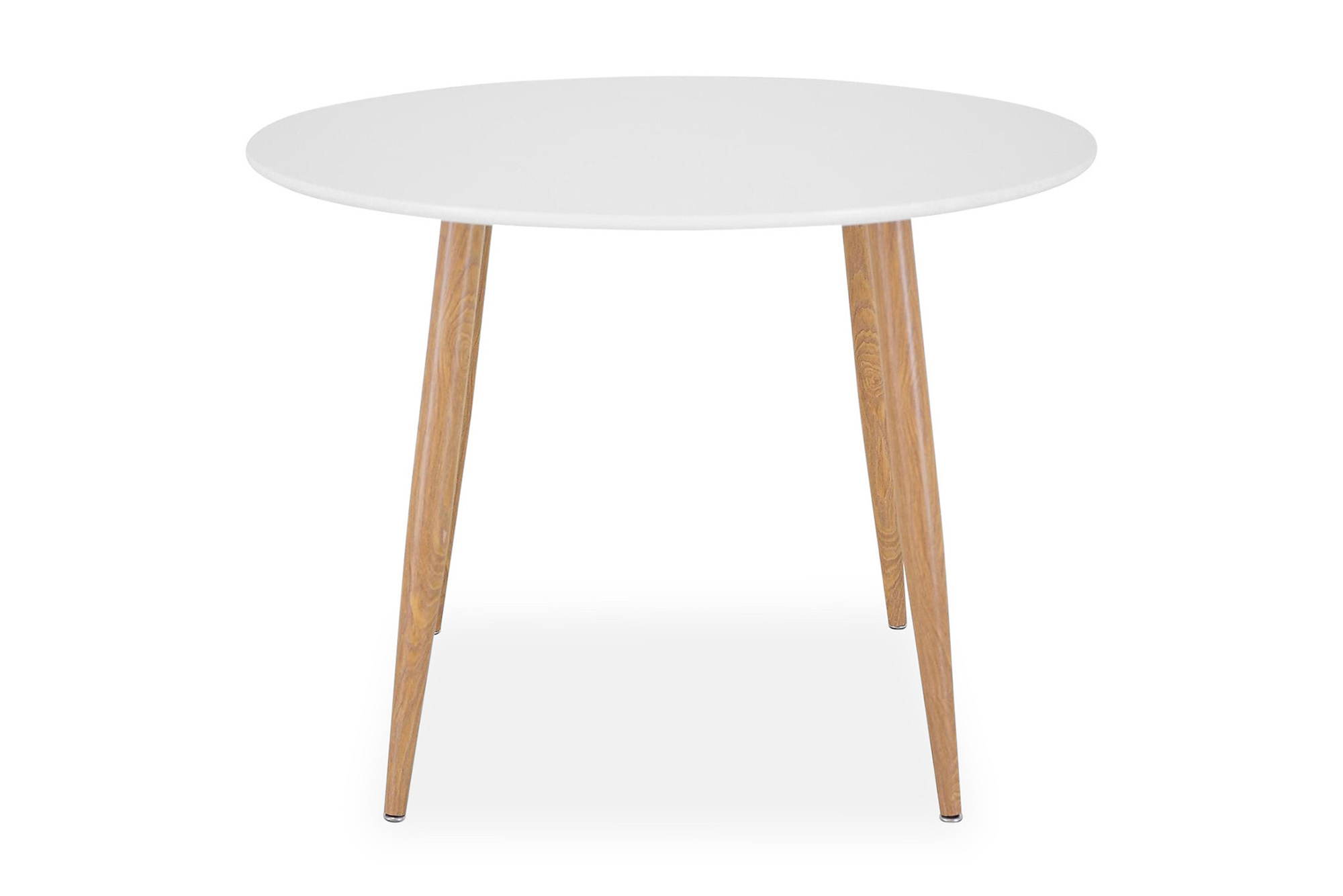 Pelle Spisebord 100 cm Rundt - Hvid