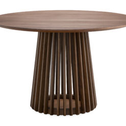 Peyra Rundt Spisebord 120 cm til 4 personer Køkkenbord i træ - Natur