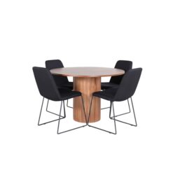 Rundt Spisesæt Bianca, Muce - 100x75