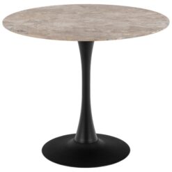 Salm Spisebord 90 cm Rundt - Sort