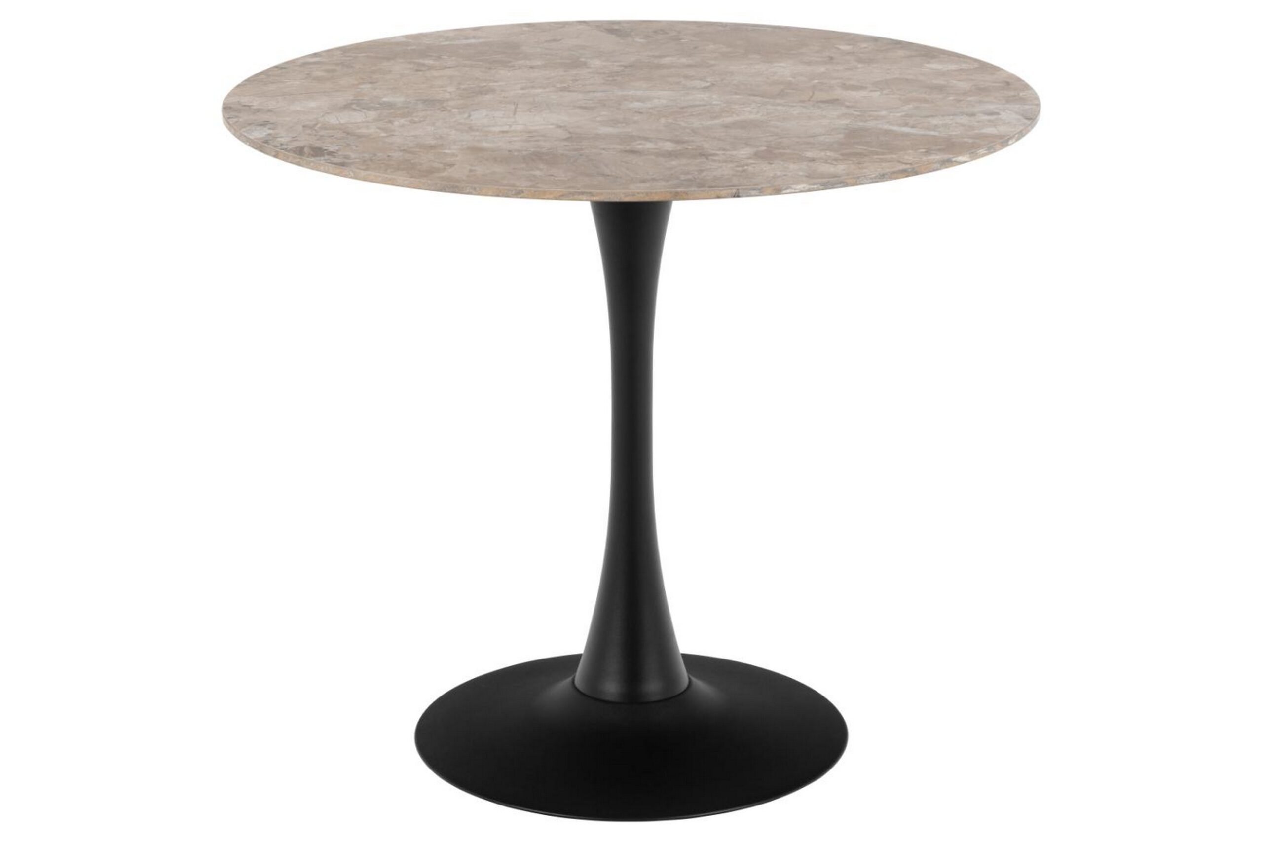 Salm Spisebord 90 cm Rundt - Sort