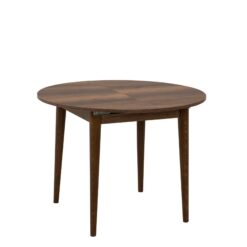 Valsot Rundt Lille Spisebord 100 cm - Valnød finér