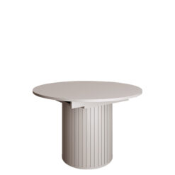 Veyricor Förlängningsbart Spisebord 120-160 cm Rundt - Beige