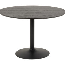 Jora Spisebord 110 cm Rundt - Sort/Mat Sort