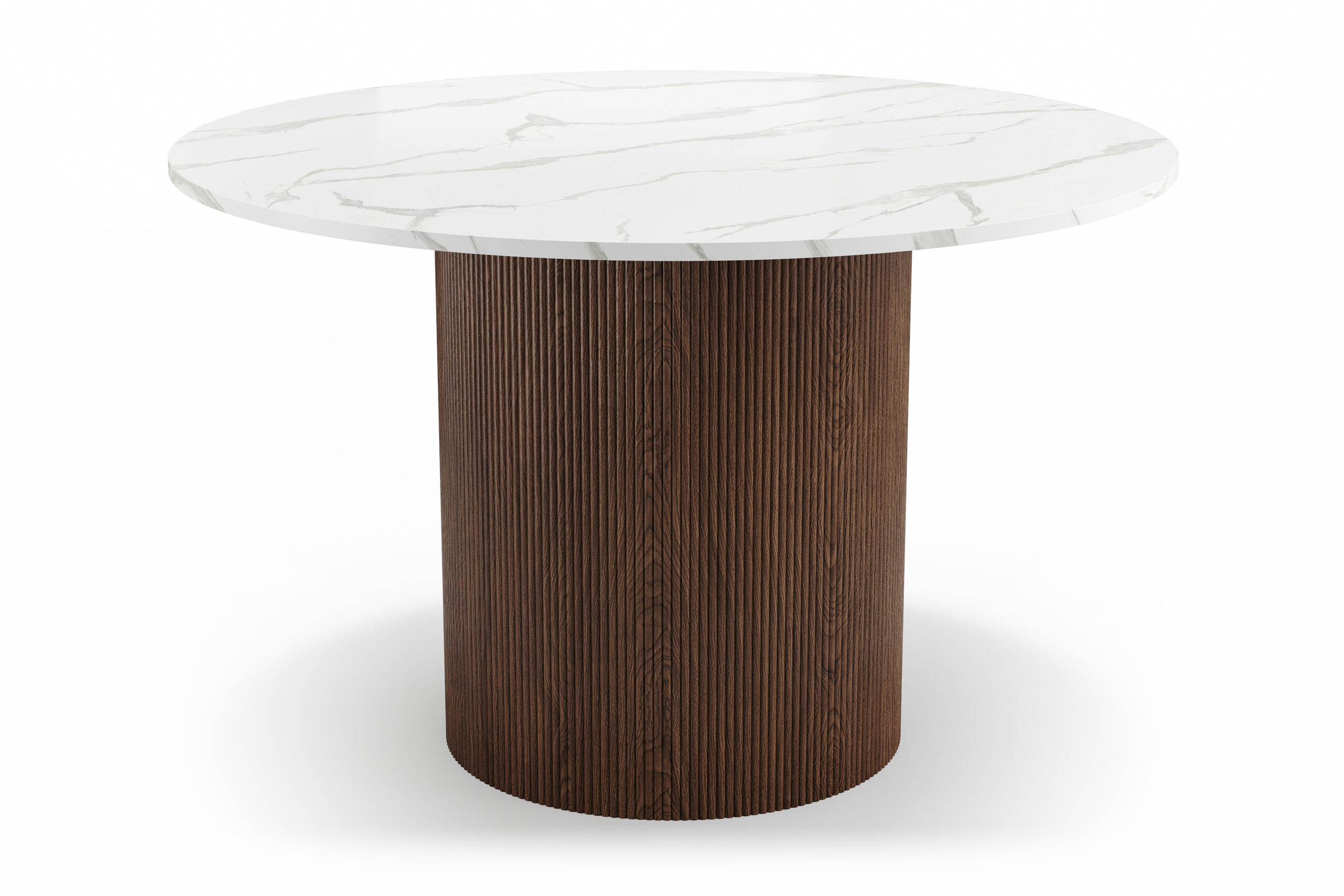 Uppveda Spisebord 120 cm Rundt - Brun