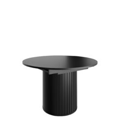 Veyricor Förlängningsbart Spisebord 120-160 cm Rundt - Sort