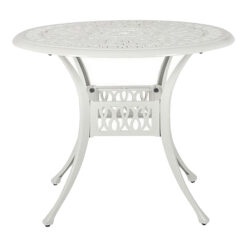 Havebord rundt 90 cm Hvid ANCONA - Hvid