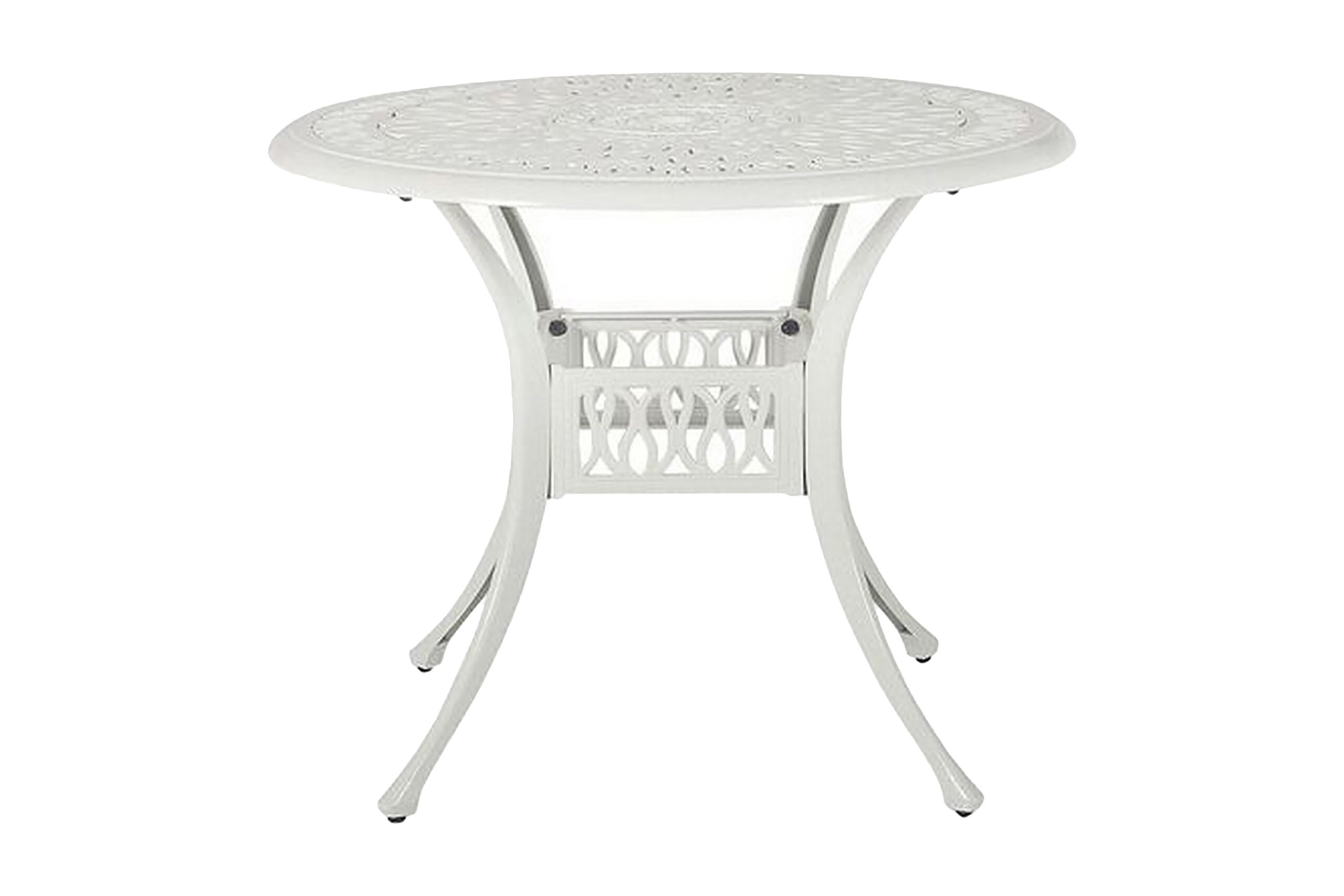 Havebord rundt 90 cm Hvid ANCONA - Hvid