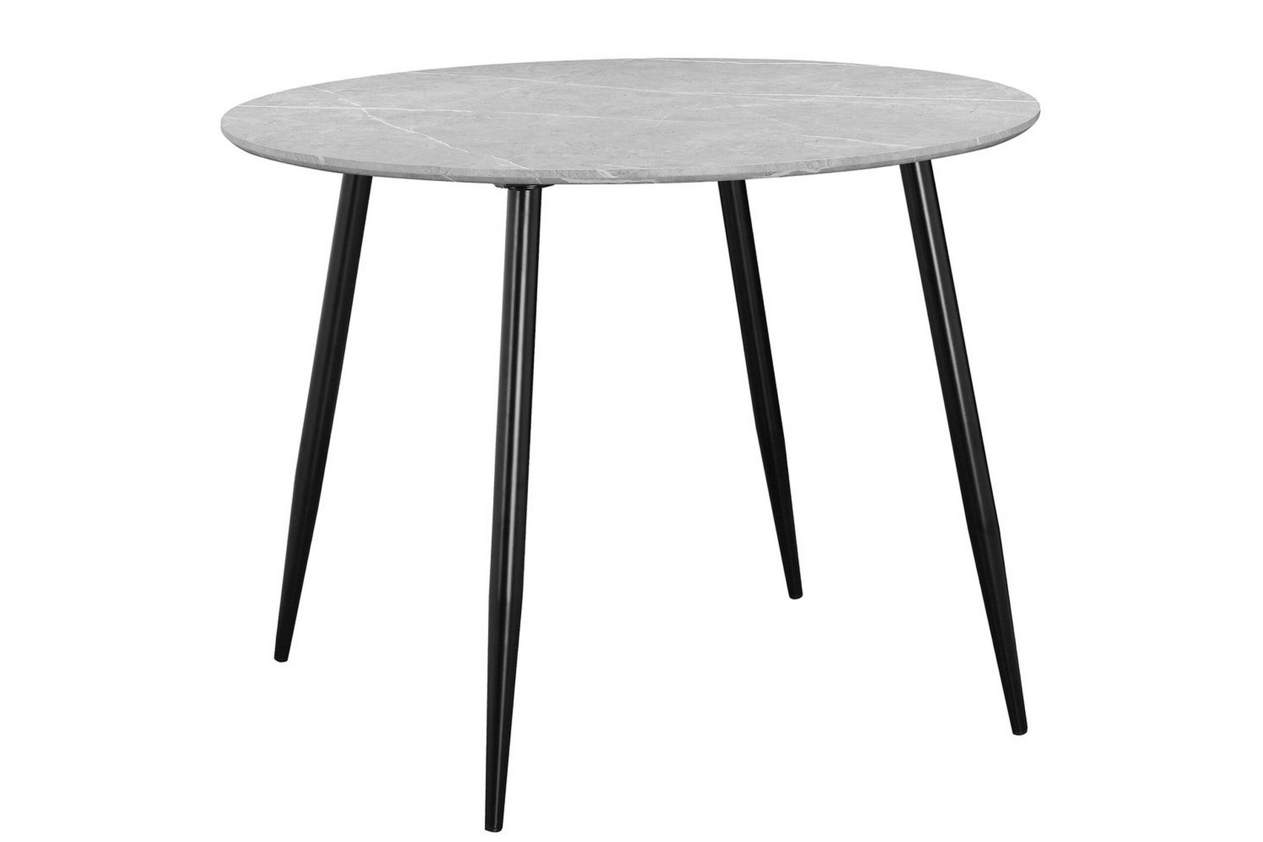 Monza Spisebord Rundt 100 cm - Grå