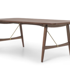 BM1160 Jagtbordet, 210 x 95 cm af Børge Mogensen Valnød - Olie - Messing - Jacobsen Plus