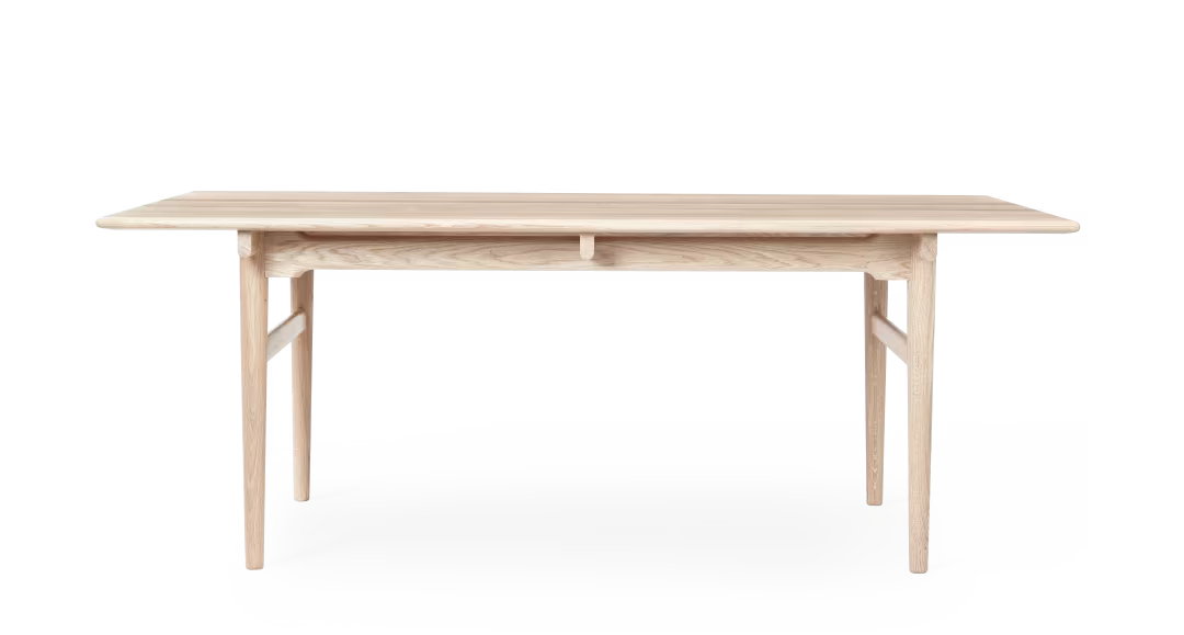 CH327 Spisebord, 190 cm fra Carl Hansen & Søn Eg / Hvidolie - Jacobsen Plus