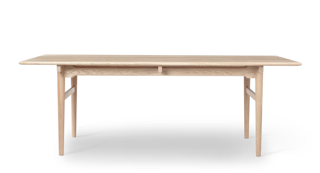 CH327 Spisebord, 190 cm fra Carl Hansen & Søn Eg / Sæbe - Jacobsen Plus