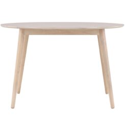 Flora Spisebord 120 cm Rundt - Hvidvasket