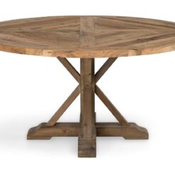 Lyon Vintage Rundt Spisebord 150 cm til 6 personer - Vintage Elm