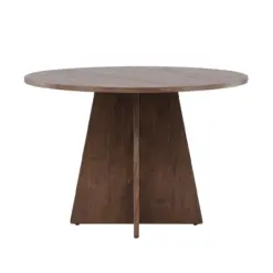 Bootcut Rundt Lille Spisebord Valnød 110 cm - Venture Home