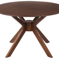 Deloraine Spisebord 120 cm Rund - Mørkebrun