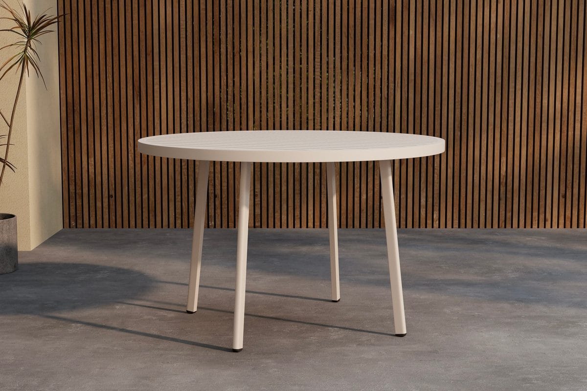 Giardini rundt spisebord 120 cm udendørs - Beige