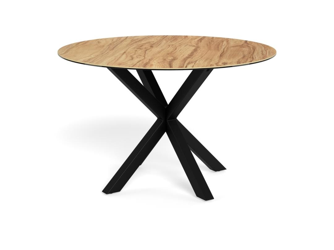 Parkins spisebord 119 cm rundt - Vild eg