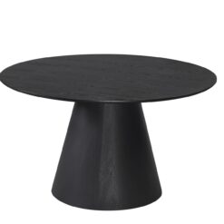 Siena Rundt Spisebord 130 cm - Sort