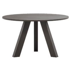Spisebord Rhonda 129 cm rundt - Mellembrun
