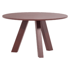 Spisebord Rhonda 129 cm rundt - Vinrød