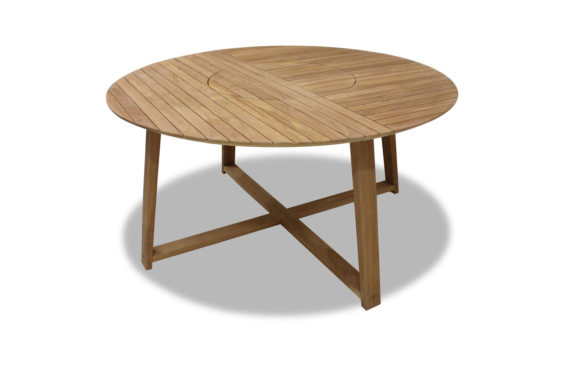 Agate Udendørsbord Rund Ø 150 cm - Træ