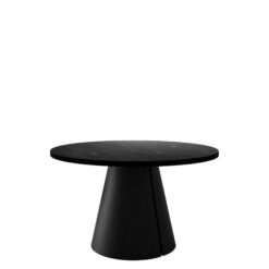 Aurion Spisebord rundt udtrækkeligt 100-174 cm - Sort marmor