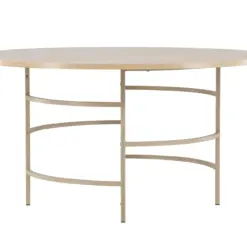 Copenhagen Spisebord 140 cm Rundt - Hvidvasket