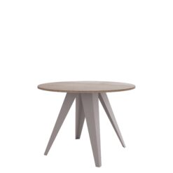 Hoban Spisebord rundt udtrækkeligt 100-138 cm - Beige, brun