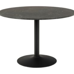 Jora Spisebord 110 cm Rundt - Sort/Mat Sort