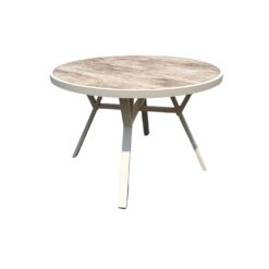 Palermo Udendørsbord Rund Ø130 cm - Grå/Beige
