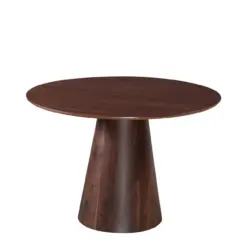 Siena Lille Spisebord Rundt 110 cm Finer - Valnød