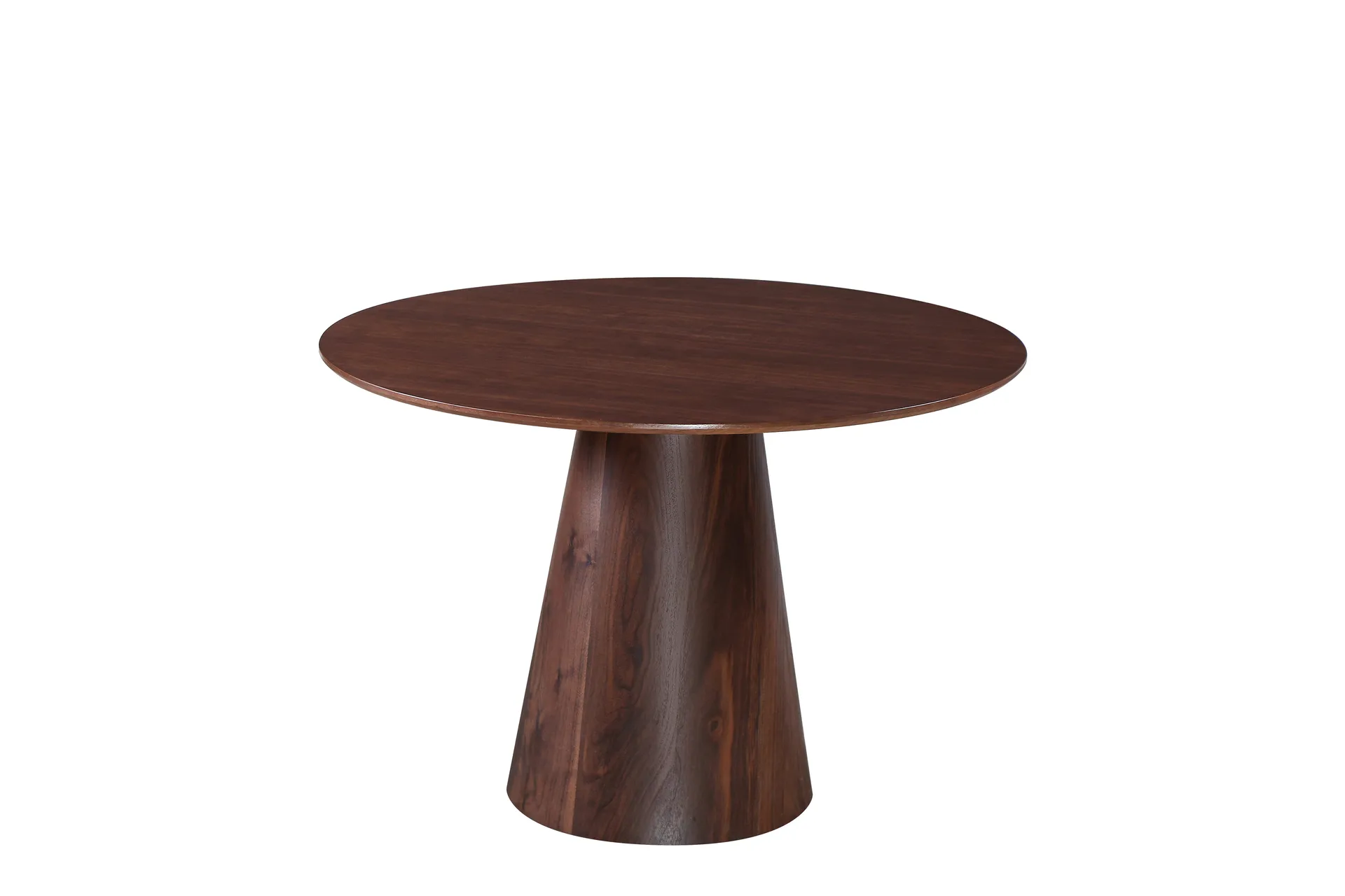 Siena Lille Spisebord Rundt 110 cm Finer - Valnød