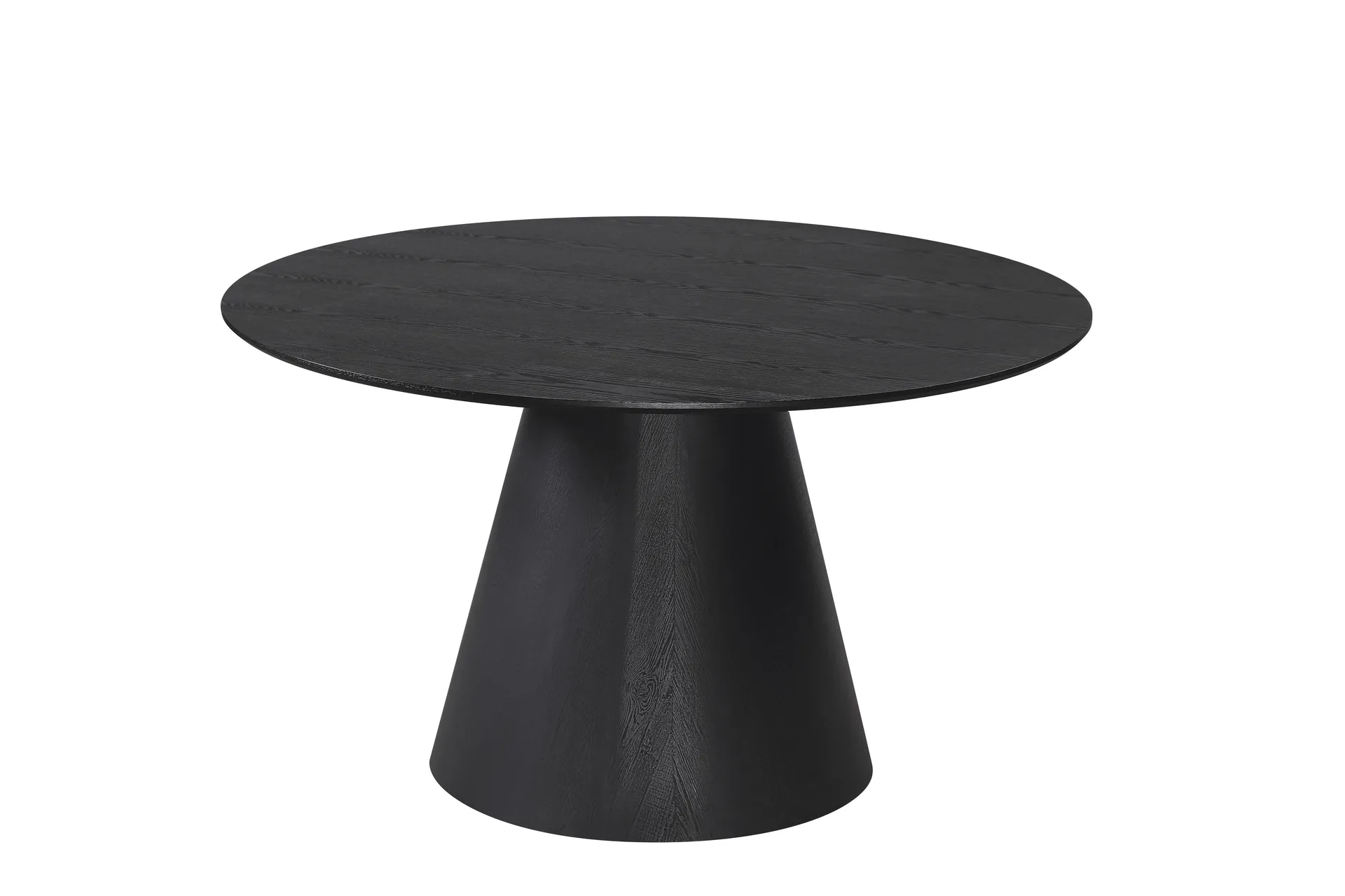 Siena Rundt Spisebord 130 cm Finer - Sort