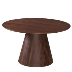 Siena Rundt Spisebord 130 cm Finer - Valnød