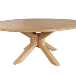 Toscana Udendørsbord Ø180 cm - Naturligt Farvet
